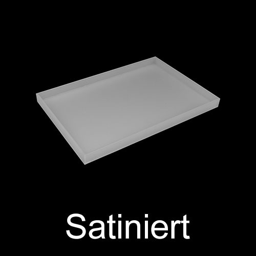 Satiniert