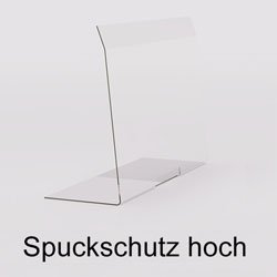 Spuckschutz extra hoch